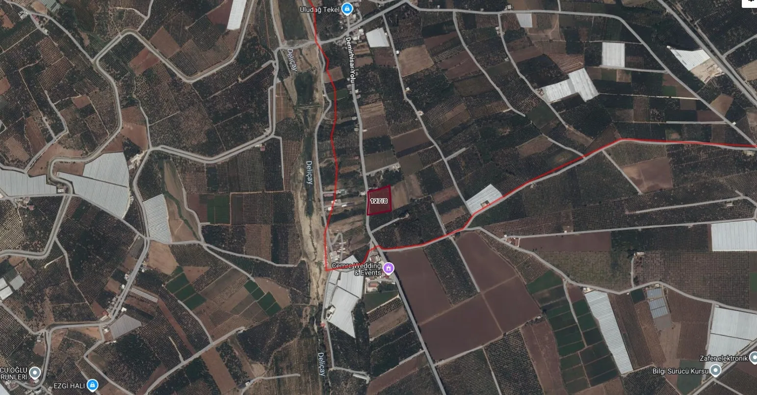 Toros Emlak'tan Demirhisarda Yol Kenarı 8010m2 Satılık Tarla