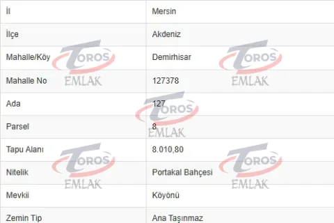 Toros Emlak'tan Demirhisar’da Yol Kenarı 8010 m² Satılık Tarla - fotoğraf 4