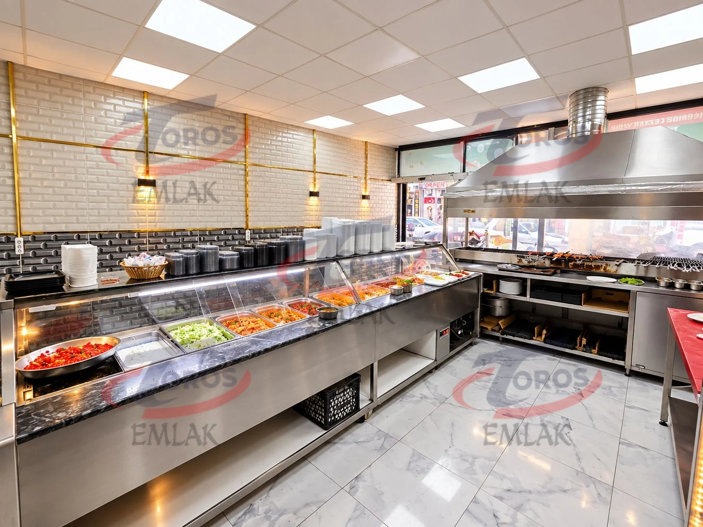 Toros Emlak'tan Çarşı Merkezde 125 m² Full Yapılı Hazır İşyeri - fotoğraf 1