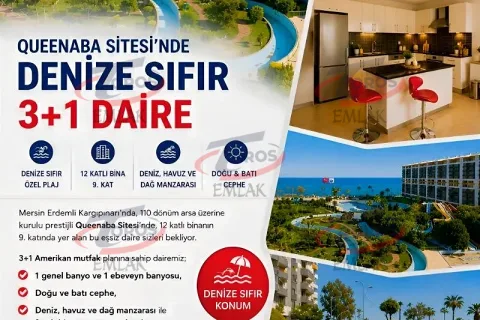 Quenaba'da 3+1 Eşyalı Deniz Manzaralı Satılık Fırsat Daire - fotoğraf 5