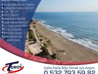 TOROS EMLAKTAN MEZİTLİ ŞELALE KONUTLARIN’DA DENİZE SIFIR SATILIK 3+1 KAFA DAİRE